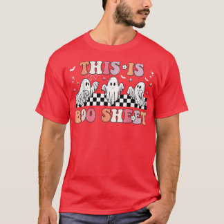 これはブーシート幽霊ハロウィンレトログルービー Tシャツ