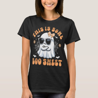 これはブーシート幽霊レトロハロウィーンのコスチューム私 Tシャツ