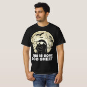 これはブーシート幽霊レトロハロウィーンのコスチューム私 Tシャツ (正面フル)