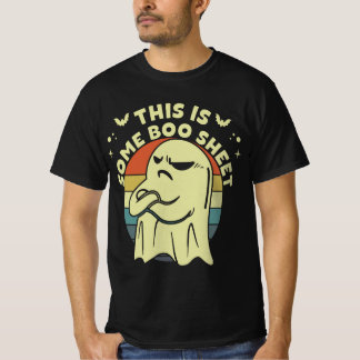これはブーシート幽霊レトロハロウィーンのコスチューム私 Tシャツ
