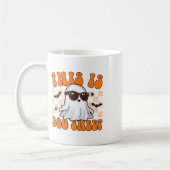 これはブーシート幽霊Groovyハロウィーンの衣装M コーヒーマグカップ (左)