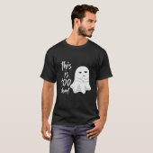これはブーシート面白いハロウィーン幽霊 Tシャツ (正面フル)