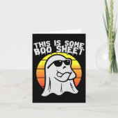 これはブーシーハロウィーンの仮装の男性の女性である カード (正面)