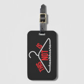 これはヘルスケアワイヤーハンガーのプロの選択ではない ラゲッジタグ (正面縦)