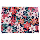 これはボホルl春の花園モダンだ ラージペーパーバッグ (正面)