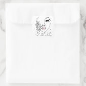 これはポジティブな名言の章 - 前向きな言葉  スクエアシール (バッグ)