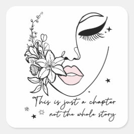 これはポジティブな名言の章 - 前向きな言葉  スクエアシール