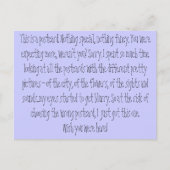 これはポストカードだ。 ポストカード (正面)