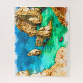 これはポルトガル – アルガルヴェ ジグソーパズル (縦)