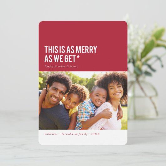 これはメリー...ホリおもしろいデーフォトカード シーズンカード (スタンド正面)