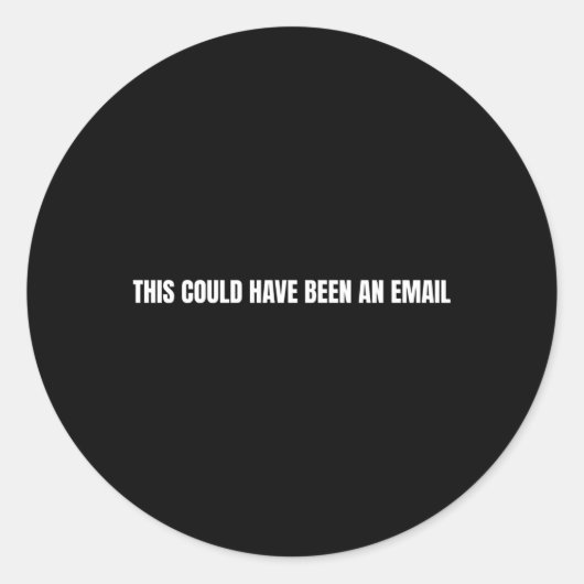 これはメールだったかもしれない ラウンドシール (正面)