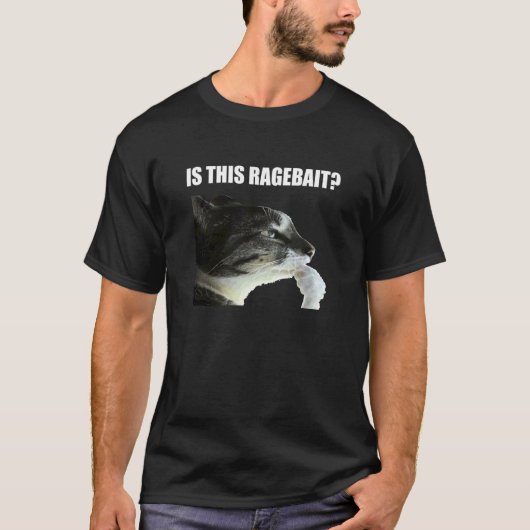 これはレイジベイトの猫のミームですか Tシャツ (正面)