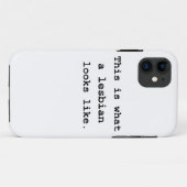 これはレズビアンの姿だ。 Case-Mate iPhoneケース (裏面(横))