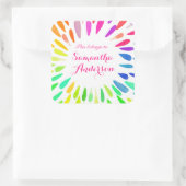 これはレーベル絵を描の虹名ラベルに属する スクエアシール (バッグ)