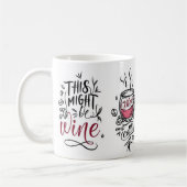 これはワインかもしれない – ママ版' コーヒーマグカップ (左)