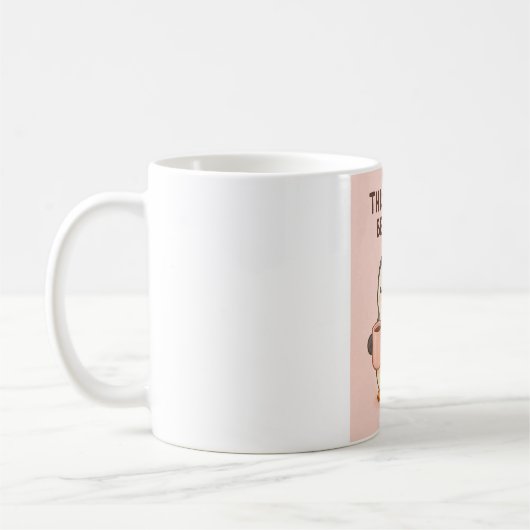 これはワインかもしれない - 面白い引用のマグカップ コーヒーマグカップ (左)