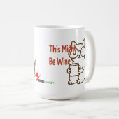 これはワインかもしれない – Cat Mug Edition コーヒーマグカップ (正面右)