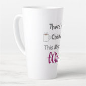 これはワインの可能性がある カフェラテマグ (左アングル)