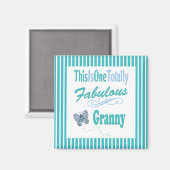 これは一つの全く素晴らしいおばあちゃん マグネット (正面/裏面)