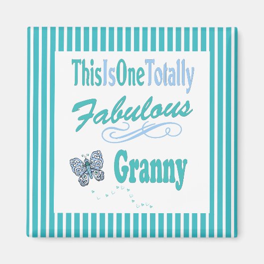 これは一つの全く素晴らしいおばあちゃん マグネット (正面)