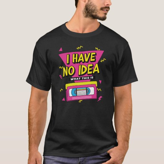 これは一体何なのか 80年代 90年代 VHS テーマ Tシャツ (正面)