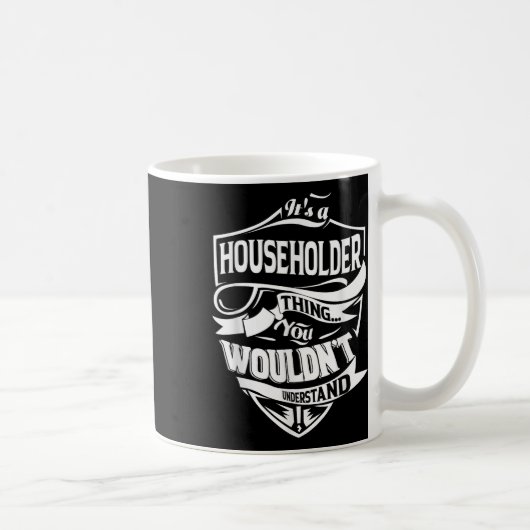 これは世帯主の賜物だ コーヒーマグカップ (右)