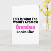 これは世界ですばらしい祖母が李を見るものです カード (黄色い花)