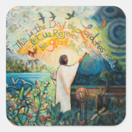 これは主がステッカーを作った日である スクエアシール