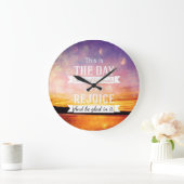 これは主が…作った日です ラージ壁時計 (ホーム)