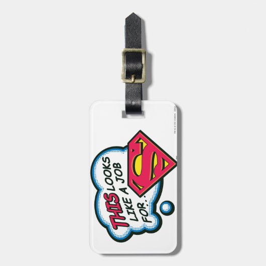 これは人間の仕事に見えすごいる ラゲッジタグ (正面縦)