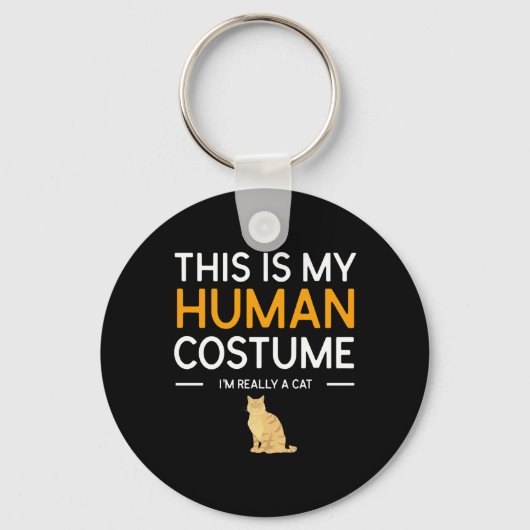 これは人間の衣装で本当に猫用のシャツ キーホルダー (正面)
