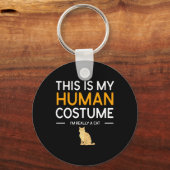 これは人間の衣装で本当に猫用のシャツ キーホルダー (正面)