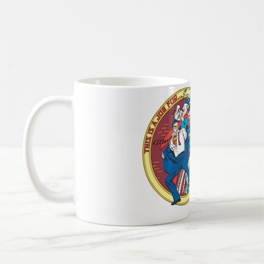 これは人間の�仕すごい事だ コーヒーマグカップ (左)