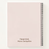 これは何のためだ？救命救急か？おもしろい ノートブック (裏面)