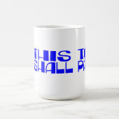 これは余りにマグを渡します コーヒーマグカップ (中央)