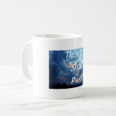 これは余りに渡ります コーヒーマグカップ (正面左)