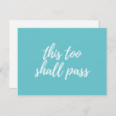 これは余りに渡ります ポストカード (正面/裏面)