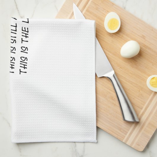 "これは俳句"のおもしろいな詩-皮肉なミームです キッチンタオル (四つ折り)
