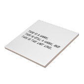 "これは俳句"のおもしろいな詩-皮肉なミームです タイル (側面)