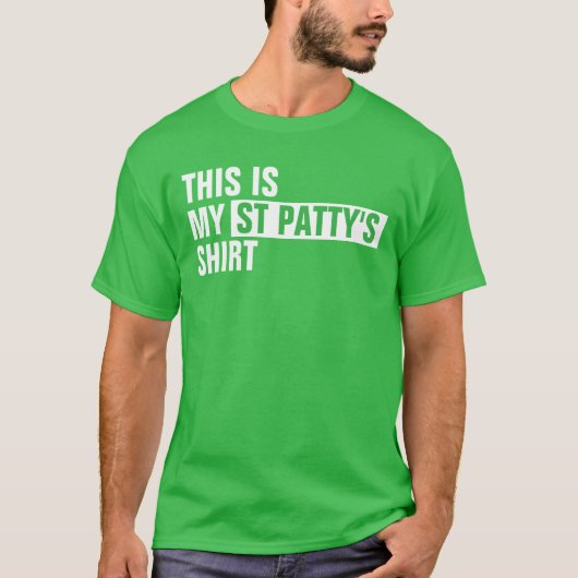 これは俺のセントパティのシャツだ Tシャツ (正面)