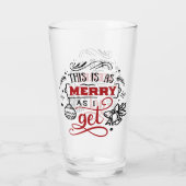これは僕のメリー得る通りだ |クリスマス・ホリデーおもしろい タンブラーグラス (裏面)