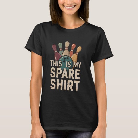 これは僕の予備のシャツおもしろいボーリングの上機嫌だ Tシャツ (正面)