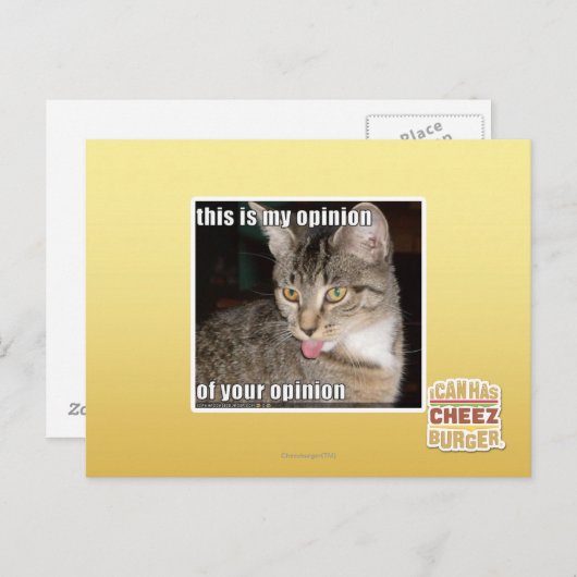 これは僕の意見だ ポストカード (正面/裏面)