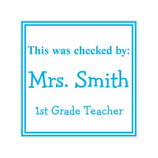 これは先生スタンプで確認 セルフインキングスタンプ (デザイン)