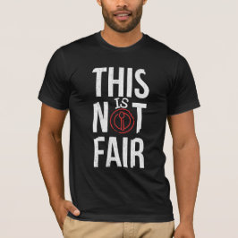 これは公正ではない-助け合う手：団結と支援 Tシャツ