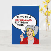 これは共和党の誕生日カード カード (黄色い花)