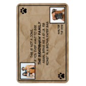 これは冗談ではないフォトドッグ磁石 マグネット (縦)