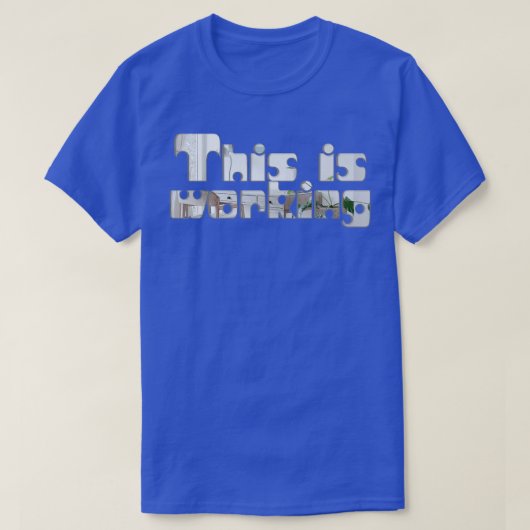 これは動作している Tシャツ (デザイン正面)