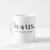 これは名前入りな私達です コーヒーマグカップ (正面左)