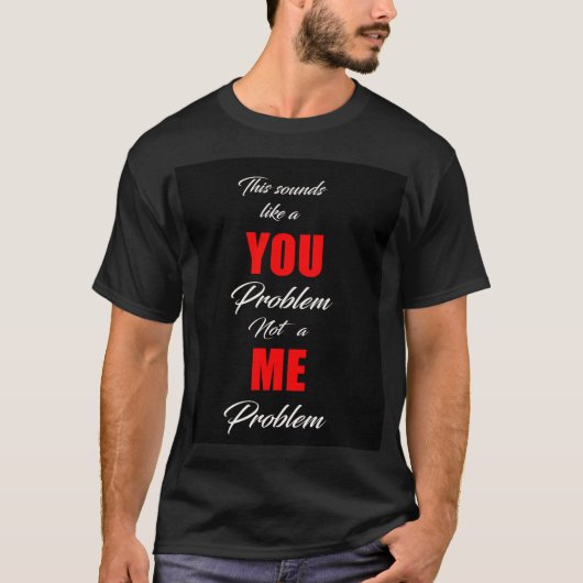 これは問題になりそうだ…(黒/赤) Tシャツ (正面)